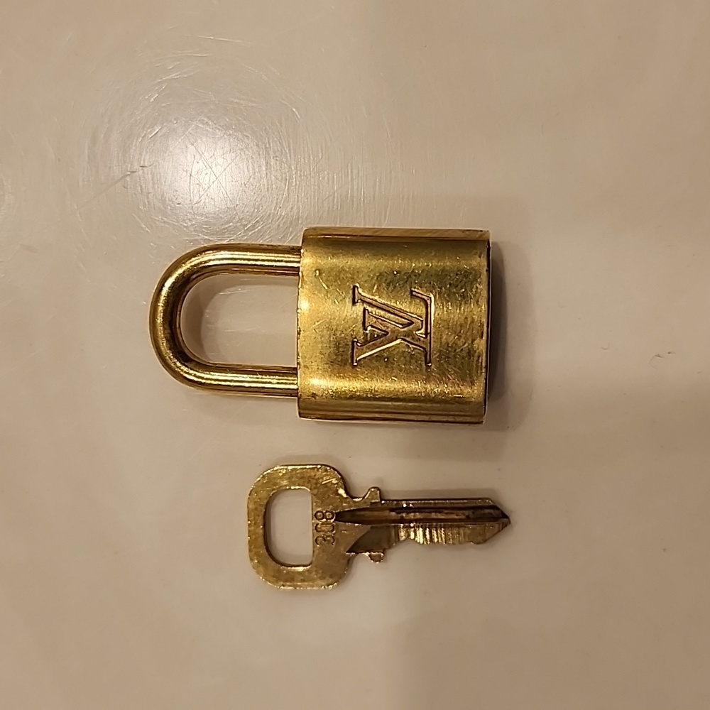 Lv #308 Authentic Louis Vuitton Lock And Key - image 1